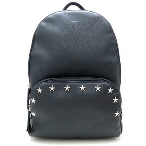 JIMMY CHOO Black Leather Backpack